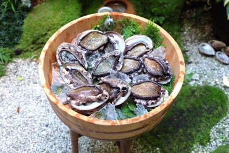 国産黒あわび使用 肝つきあわび煮貝 3~6個入り(約350g)