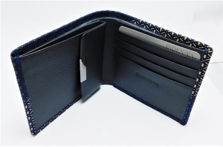 甲州印伝オリジナルブランド「庵(いほり)」 札入8212 K0366-F