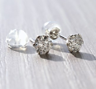 【美・ダイヤモンド】Pt900製シンプルピアス0.5ctUP (furu_pi_0028)