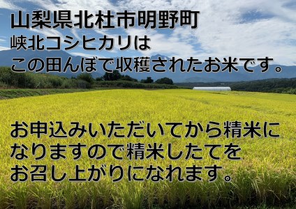 【新米】山梨県産峡北コシヒカリ無洗米10kg