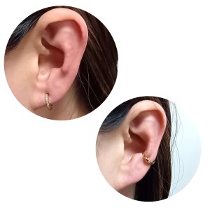 K18YG ダイヤモンド イヤリング/イヤーカフ　AE177YG