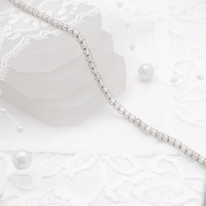 PT950/K18WG 3.0ctダイヤモンドブレス　HH018927