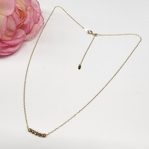 K18 イエローゴールド ムーブ ハニーカットボール 5粒 ネックレス BNC-0245