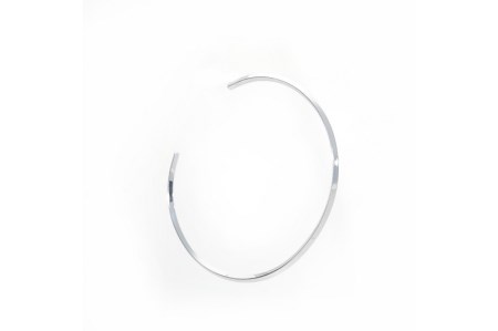 SV999(純銀) シンプル エッジ ストレート バングル GAG-9011S