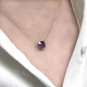 アメシストネックレス　管理番号206066