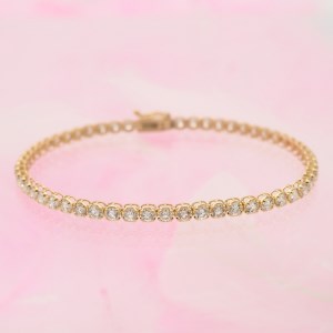 K18 3.0ctダイヤモンドブレス　HH019118