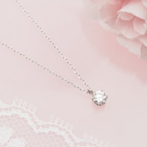 PT900/PT850 ダイヤモンド ペンダントネックレス　HH-019074