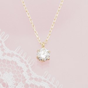 K18 ダイヤモンド ペンダントネックレス　HH-019075