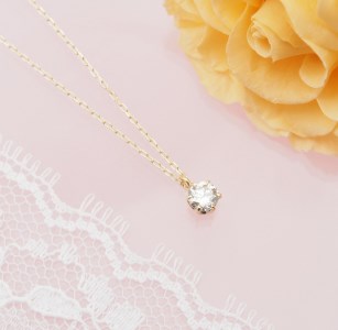 K18 ダイヤモンド ペンダントネックレス　HH-019075