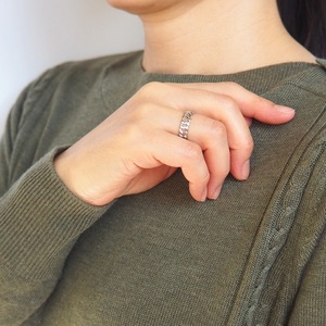 PT900 地金喜平モチーフ リング　HR-009147