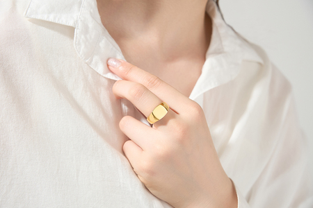 K18 シグネットリング 26-7457