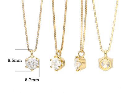 ダイヤ0.5ct K18ぺンダントヘッド K18 0.5ctダイヤモンドネックレス 60-9576 | 山梨県甲府市