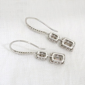 甲府市発 プラチナ ダイヤモンド ピアス 1カラット [PS-0839-1PT]