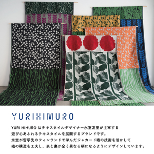 YURI HIMURO BLOOM blanket (WISTERIA / M）purple