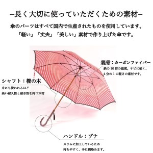 高級雨傘【赤富士】 傘 雨傘 高級傘 メンズ レディース 高級雨傘 オシャレ傘 デザイン傘 長傘 8本骨傘 ファッション傘