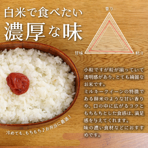令和7年産 新米 無洗米 150g 1合 『美富士の夢来ミルキークイーン』15個セット 希少米 米 コメ