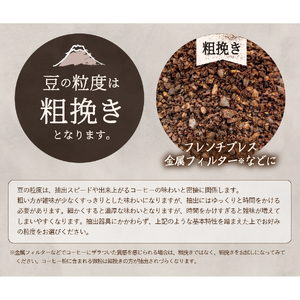 【訳あり・お試し】富士山の湧き水で磨いた スペシャルティコーヒー（粉200g/粗挽き）メール便発送 コーヒー 細挽き 珈琲 粉 自家焙煎 スペシャルティコーヒー 加熱水蒸気 山梨 富士吉田