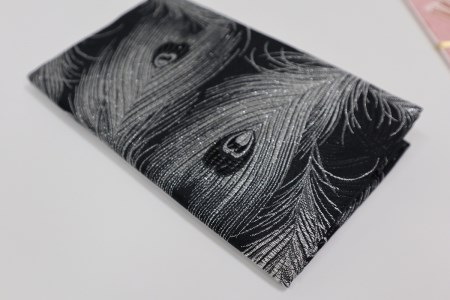 【ふじやま織】袱紗(クジャク柄) 