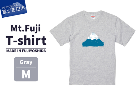 Mt.Fuji T-shirt《MADE IN FUJIYOSHIDA》Gray Mサイズ