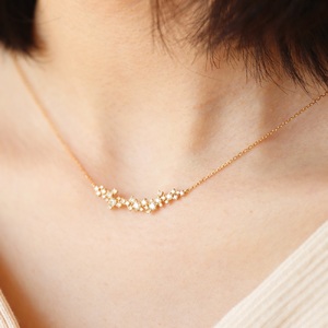 K18YG ダイヤモンドネックレス S-5743 ネックレス ダイヤモンド K18YG イエローゴールド