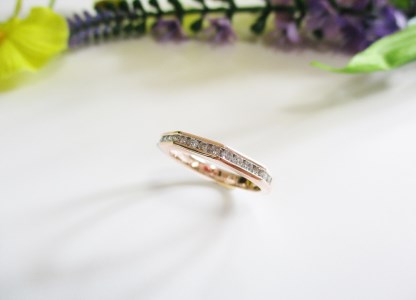 ダイヤモンドリング K18ピンクゴールド 指輪 リング ジュエリー 宝石 ダイヤモンド 18ｋ ピンクゴールド アクセサリー 品質保証書付 KT907 