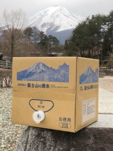 【6か月お届け】バナジウム天然水定期便 富士山の原水 20L BIB 天然水 水 ミネラルウォーター バナジウム天然水 軟水 備蓄 赤ちゃんミルク 軟水 バナジウム水 富士山の水