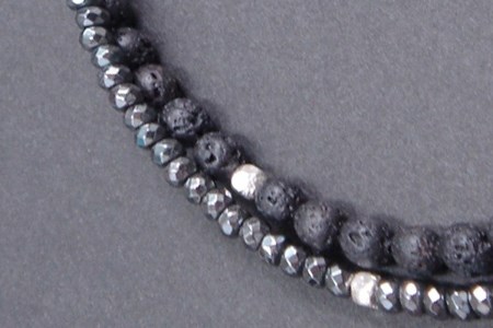 ゴルフジュエリー ナチュロック ラップモデル ヘマタイト E-WB-05 