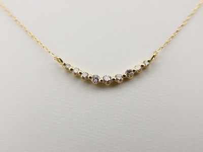 K18イエローゴールドダイヤモンドペンダント MJ983 ジュエリー ネックレス 宝石