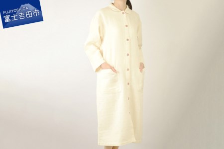 オーガニックコットン100% 2重織り リラクシングウェア 婦人 L パジャマ 寝具