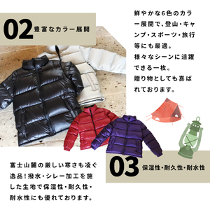 高品質 ダウンジャケット 900フィルパワー メンズ 日本製 Mind 超軽量 羽毛 XLサイズ ブラウン ダウン