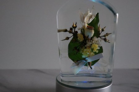 【LEDライト付】ハーバリウムアレンジメント