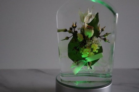 【LEDライト付】ハーバリウムアレンジメント
