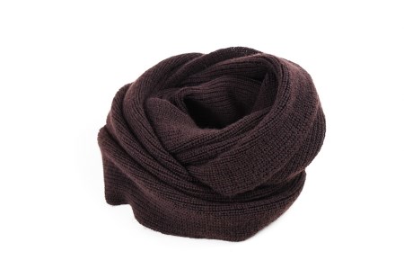 光吸収発熱ウール「ウォームファーム　４ＷＡＹニットスヌード」ブラウン