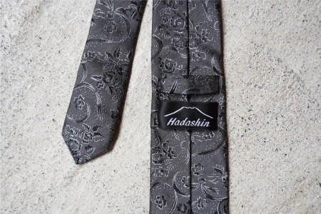【Hadashin】トップ糸ネクタイ無地調 (ワイン) ネクタイ シルク プレゼント フォーマル ビジネス