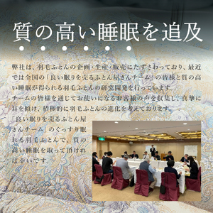 【肩口あったかキルト】羽毛本掛けふとん ハンガリー産ホワイトダックダウン93％ カメリア (シングル) ブルー 羽毛布団 寝具 掛けふとん 布団 掛布団 シングル布団 ふとん 