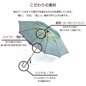 雨長傘　富士山（緑）