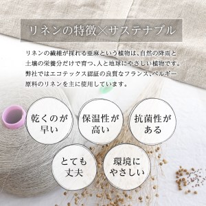 自然素材100％ 高品質 リネン 生成り シーツ＆掛け布団カバーセット【クイーン】 寝具