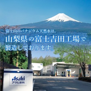 水 定期便 【12か月お届け】「アサヒおいしい水」富士山のバナジウム天然水 2箱(48本入）PET600ml 12回 水定期便 ミネラルウォーター 毎月 天然水 飲料水