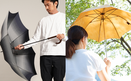 【ふるさと納税限定B】槙田商店 高級傘ペアセット｜老舗の職人が作るおしゃれな日本製の晴雨兼用傘2本組