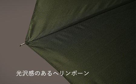 槙田商店【晴雨兼用紳士傘】MAKITA STANDARD (長傘 カーキ)｜老舗の職人が作る日本製のおしゃれな高級傘
