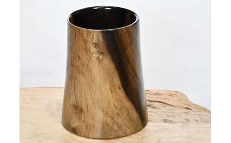 木製黒柿ペン立てビックAC028