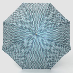 【槙田商店】晴雨兼用長傘 ノルディック 小枝 ブルー