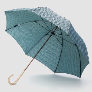 【槙田商店】晴雨兼用長傘 ノルディック 小枝 ブルー