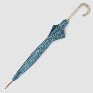 【槙田商店】晴雨兼用長傘 ノルディック 小枝 ブルー