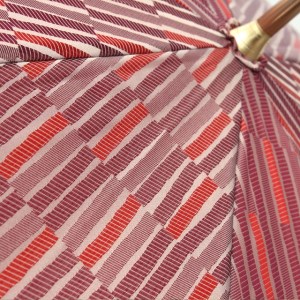 【槙田商店】晴雨兼用長傘 ノルディック 小枝 レッド