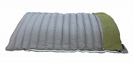 羽毛マルチ一体型寝袋 RE-SLEEP ZooM (Lサイズ150cm×210cm)