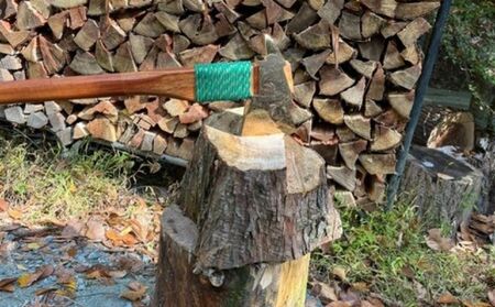 金の薪割り斧（大）　おの　斧　金　山梨　都留市