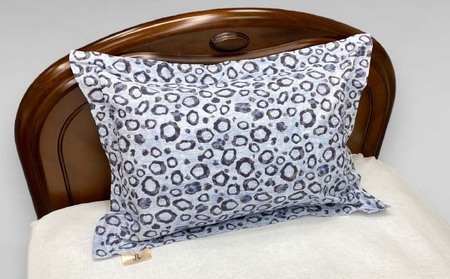 【ピロケース】53×73cm【LANCETTI ランチェッティ/アニマーレ】枕カバー Lサイズ ブルー【大恒リビング】