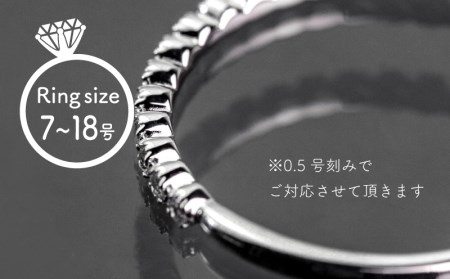 【ダイヤモンドハーフエタニティリング】　 pt900  0.08ct（RP_MR-580）｜ 山梨 ジュエリー 人気ブランド ジュエリー