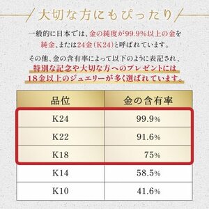 K24純金フォルトゥーナ1gペンダントヘッド【配送不可地域：沖縄県】【1475235】